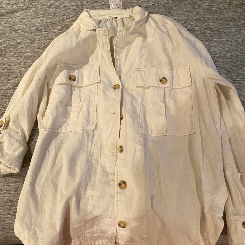 Free People Button Up